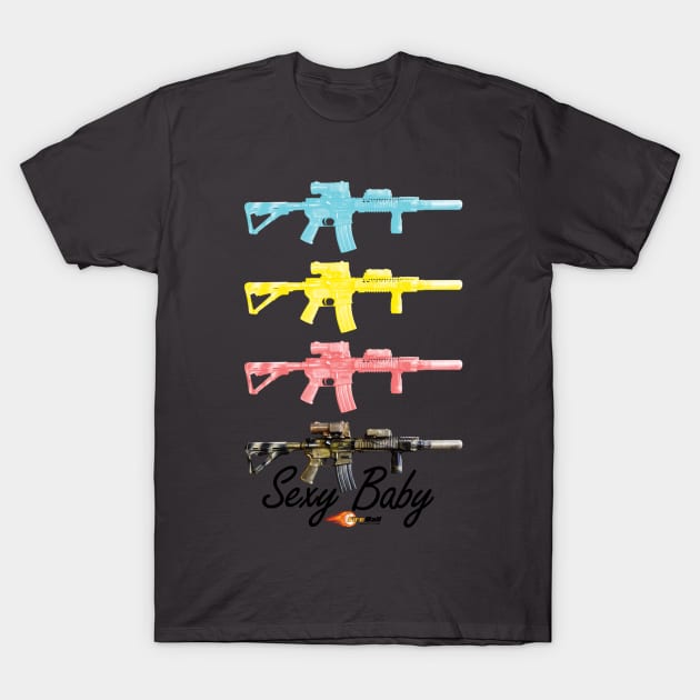 Tacticool Sexy Baby M4 T-Shirt by Cataraga